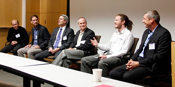 Researchers on symposium panel